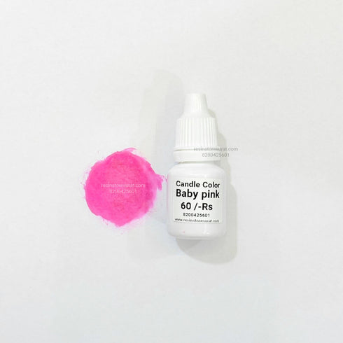 Baby Pink Candle Color Liquid
